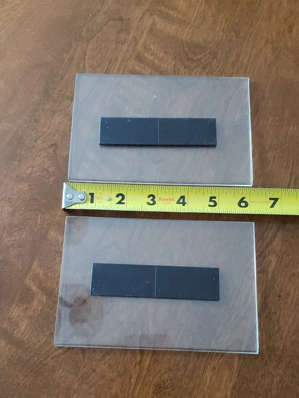 Clear Acrylic Picture/Label Holders - Set Of 6
